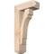 Ekena Millwork Merced Craftsman Smooth Bracket w/ Offset Brace, Douglas Fir, 5 1/2"W x 14"D x 26"H BKT0604X14X26MRC04SDF - alternate 1